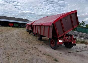 Przyczepa rolnicza dwu osiowa wywrot hydrauliczny 14t zarejestrowana Przyczepa rolnicza dwu osiowa wywrot hydrauliczny 14t zarejestrowana