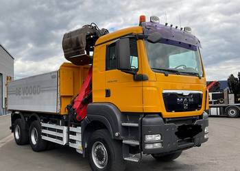 Wywrotka 6x6 Bordmartic z Z dzwigiem Epsilon Man TGS