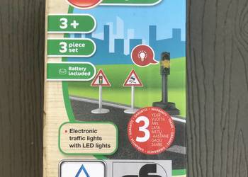 Nowe Playtive Zestaw 3 akcesoriów do kolejki- świecące światła.