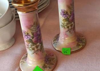 Świecznik. Denise- Anne. Bratki Made in England Świecznik. Denise- Anne. Bratki Made in England