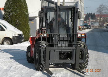 Wózek Terenowy widłowy NOWY - 3.5 Tony 4x4 prześwit 350mm na budowę tartak