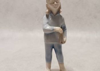 Lippelsdorf Porcelanowa figurka "Dziewczynka z książką" Thur Lippelsdorf Porcelanowa figurka "Dziewczynka z książką" Thur