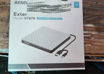 BENEWY External CD/DVD Drive (model SY879) – przenośny, zewnętrzny napęd i