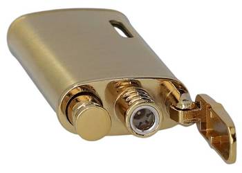 Zapalniczka Prezentowa Żarowa Metalowa Wielokrotnego Napełniania Złota