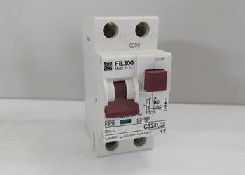 Wyłącznik różnicowonadprądowy FIL300 C32/0.03 30mA 1P+N