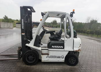 wózek widłowy NISSAN FG25 Triplex 4.9m przebieg 2223mtg udźwig 2500kg 2013r