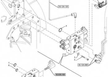 New Holland T6090 T6070 Zawor elektromagnet 12v, 5.9 ohm, 23w, 210 bar 877…