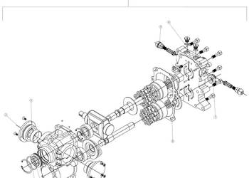 Komplet uszczelek do skrzyni hydrostatycznej LS Tractor nr 40286563
