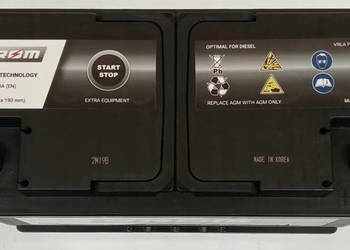 Akumulator GROM PREMIUM AGM 95AH 850A PRAWY PLUS