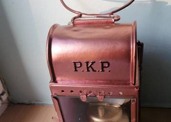 Stara konduktorska lampa karbidowa
