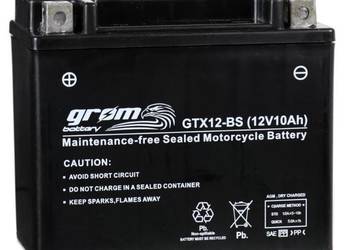 Akumulator MOTO GROM GTX12-BS 12V 10Ah 180A