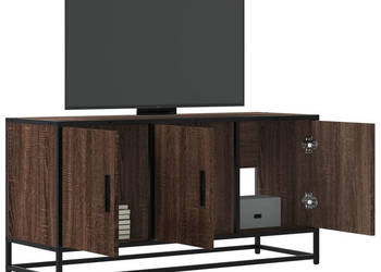 Szafka pod TV brązowy dąb 100x35x50 cm WM-848833