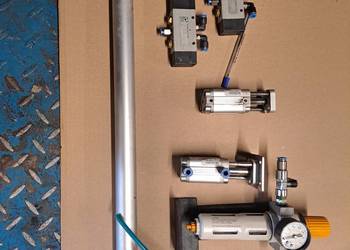 siłowniki pneumatyczne reduktor zawory sterujące