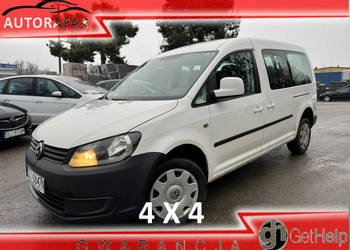 Volkswagen Caddy MAXI, 4Motion, Klimatyzacja, 2 kpl. kół, 7 osobowy, PDC I…