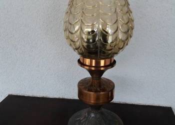 Lampa szklana z czasów PRL