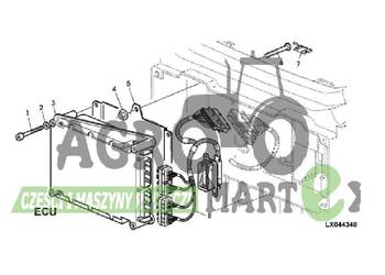 RE522510, RE522509 STEROWNIK SILNIKA ECU JD