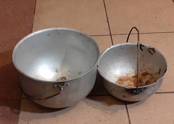 Kociołek aluminiowy na ognisko  2 szt