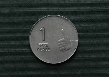 INDIE - 1 rupia, 2009r  Noida