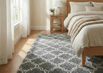 Dywan do salonu shaggy DECOR antypoślizgowy miękki puszysty modny 120x170…