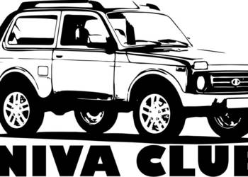 N628-naklejka Łada NIVA club