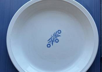 Vintage! Corning Ware BLUE CORNFLOWER Pie Plate z lat 1966-1969.