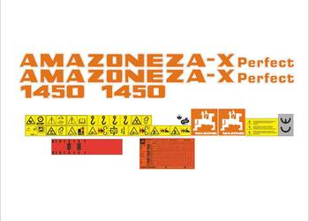 Naklejki Amazone ZA-X Perfect 1450  mocny klej,odporne, UV