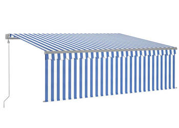 Automatyczna markiza z zasłoną LED i czujnikiem 45x3 m WM-3069451