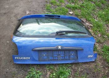 Peugeot 206 5D Tylna klapa z szyba
