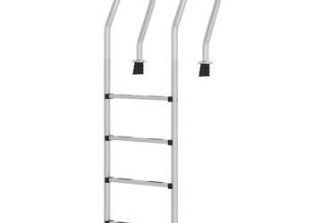 Drabinka do basenu 54x38x1845 cm stal nierdzewna 304 WM-93456