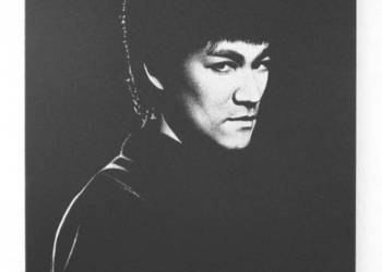 Bruce Lee Obraz ręcznie grawerowany w blasze ...