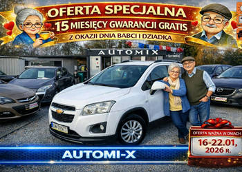 Chevrolet Trax 4x4 / 1.4 Benzyna 140 KM *Udok. Przebieg / Gwarancja 12 M-c…