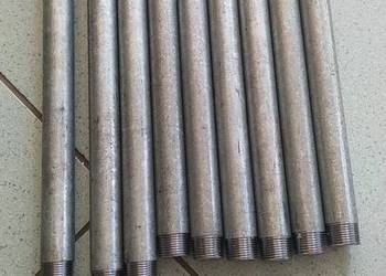 Rura dwustronnie gwintowana stalowa ocynk 1" 25x500 mm 9 szt