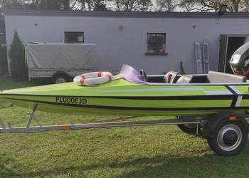 Łódź motorowa z silnikiem Mercury 50 2t + przyczepka