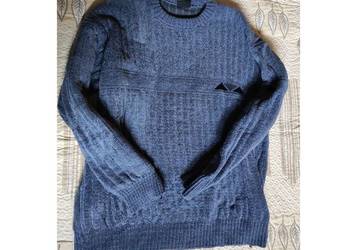 męski elegancki ciepły kardigan kaszmirowy sweter bluza sweterek