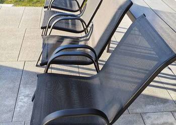 Krzesła ogrodowe komplet 4 sztuki