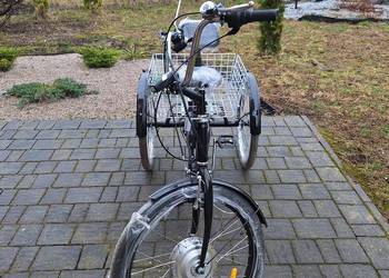 Rower elektryczny trójkołowy