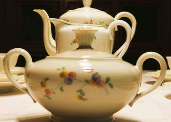 Serwis porcelanowy do kawy MZ Altrohlau z lat 1938-1945