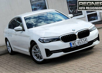 BMW 518 Salon PL FV23% Skóra Nawigacja LED Ambient Serwis ASO Gwarancja G3…