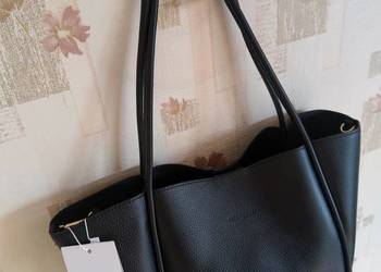 NOWA Torebka damska do ręki shopperka + pasek 2w1 z wyjmowanym środkiem