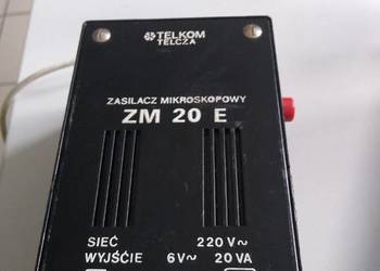 Zasilacz mikroskopowy mikroskopu Telkom Telcza ZM20E 6V 20W