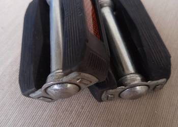 Zabytkowe pedały firmy ROMET motorowerów lub rowerów z lat 1960/70 tych .