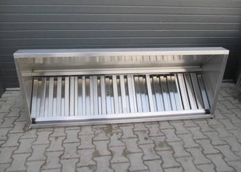 Solidny Okap Gastronomiczny z Filtrami 200/80/45