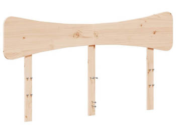 Wezgłowie do łóżka 150 cm lite drewno sosnowe WM-844773