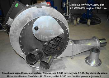 Dmuchawa ssąco tłocząca 5,5kW/2800 obr