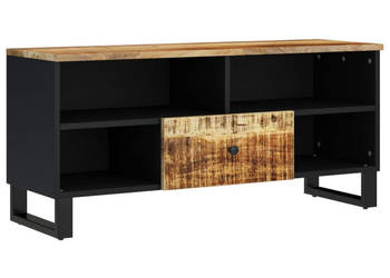 Szafka RTV 100x33x46 cm mango i materiał drewnopochodny WM-351970