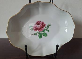 Hutschenreuther miseczka salaterka patera z różą porcelana