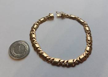Złota bransoleta 22 gramy próba 585 14k NTM italy