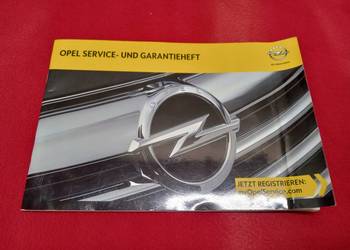 Opel Zafira Tourer 3 lll 2013 Książka Gwarancyjna / Serwisowa Niemcy D