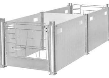 Zestaw podstawowy Combo 120cm dwurzędowy system modułowy domek dla cieląt…