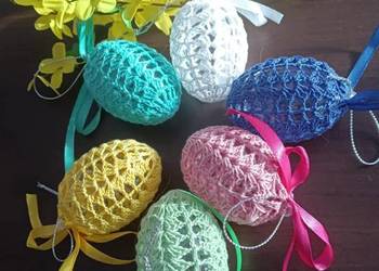 Koszulki szydełkowe na jajka